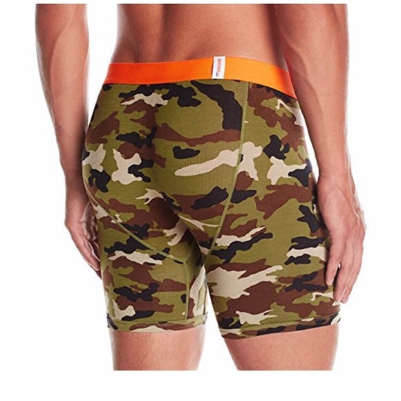 Men’s boxer briefs XL camo/ orange - Picture 2 of 5